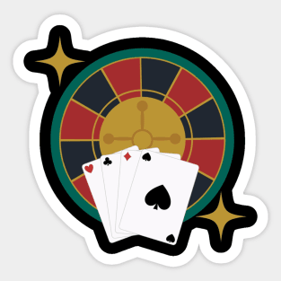 Casino poker Sticker